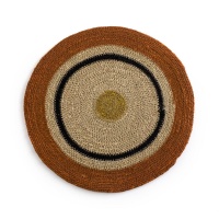 Комплект из 4 плетеных подложек Под столовые приборы Jutor единый размер бежевый LA REDOUTE INTERIEURS  фото, kupilegko.ru